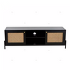 Black Wooden Furniture Chest of 5 Drawer for Living Room
