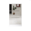 High Quality Wholesale Price Home Living Room Furniture Vertical Three-layer Folding Shoe Rack And Cabinet with Mirror