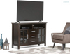  Living Room Entertainment Center with Storage, for Flat Screen TVs up to 60 inches in Hickory Brown