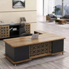 Chinese Factory Hot Sale Office Furniture Wooden Desk Panel Ceo Executive Office Tables