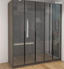 Modern Closets Wall Wardrobe Bedroom Furniture Door Dressing Grey Glass Home Furniture Swing Wardrobe,bedroom Furniture Wooden