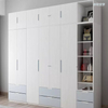 Double color bedroom wooden wardrobe door designs furniture bedroom