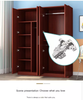 Wooden Wardrobe Cabinet Clothes Closet Drawer Bedroom Armoire Organizer Big Closet