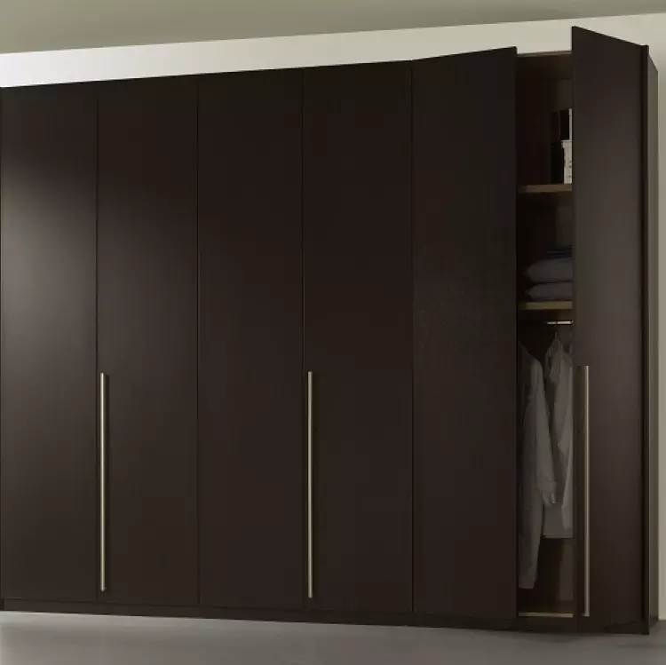 large storage modern design 4 doors wooden wardrobe for bedroom