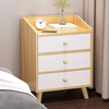 Hot Selling Furniture Nightstand Cheap Bedside Cabinet Panel with Drawers with Wholesale Price