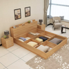 Modern Melamine MDF Particle Board Simple Design Wooden Bed