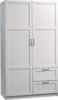 Sauder Large Storage Cabinet Soft White Finish