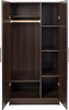 2 Door Wardrobe Cabinet with Storage Shelves, 21" D x 32" W x 65" H