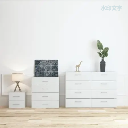 8 Drawer Dresser Cabinet Double Dresser Chest Of Drawer Storage Cabinet For Living Room Bedroom