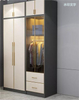 Modern bedroom furniture french wardrobe built in closet portable wardrobe