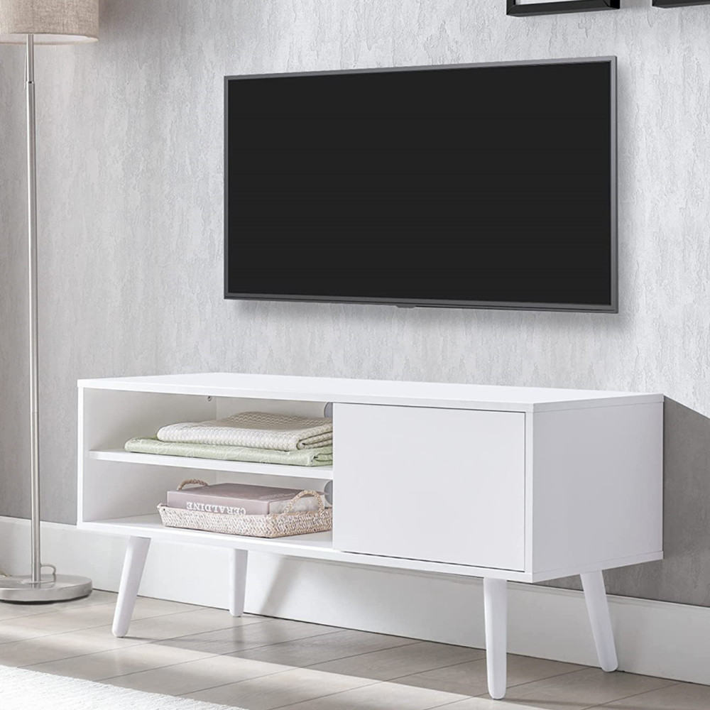  TV Stand for 50 Inch TV with Shelves for Living Room can choose color