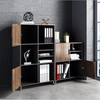 Unique design hot sale one piece customized google wooden cupboards office filling storage cabinet
