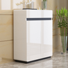 High Gloss White Shoe Cabinet Custom Size Panel Shoe Rack Living Room Furniture