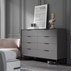 Modern chest of drawers black shelves chest of drawers wooden furniture