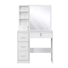 Modern Design PB Board Dressing Table with Mirror And Stool