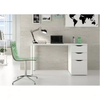 Made in China Office Furniture White Office Computer Desk with Four Drawers Mesa