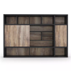 WESOME Large Multi-layers Contemporary Executive Wooden Bookcase Book Shelf