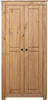 Two Door Wardrobe with Drawer and Hanging Rod for Bedroom, Armoire Closet Clothes Double with Hanging Bar,31.5"x19.7"x67.5" 
