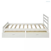 Modern Bedroom Furniture Storage Wooden Single Bed Frame Solid Wood Bed