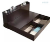 European wood furniture double bed with storage deign