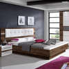 2022 Most Popular Wooden Double Bedroom With Mattress Home Furniture Beds