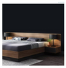 Customized Modern Bedrooms Sets Wood Storage Beds MDF Tatami Double Bed Frame With Storage and Headboard