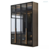 Modern glass door wooden wardrobe cabinets bedroom furniture wardrobe closet designs wardrobe clothes organizer