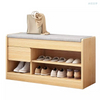 Modern Design Wood Shoe Rack Storage Cabinet Slim Multi-Layer Simple Shoe Cabinet Sofa Bench Diy Assembled 