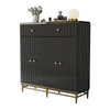Modern Light Luxury Storage Modern Simple Shoe Cabinet Stainless Steel Shoe Cabinet High Quality Marble Panel Shoe Cabinet
