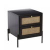 Black Wooden Furniture Chest of 5 Drawer for Living Room