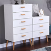 White Sideboard Modern Simple Living Room Cabinet Drawer of Chest