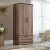 Modern two doors bedroom MDF wardrobe design with mirror storage cabinet bedroom furniture
