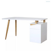 Modern wooden customized office furniture sale high gloss computer desk gold computer desk morden office table