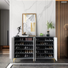Manufacturers Wholesale Slim Shoe Cabinet Modern Hallway Luxury Wood Shoes Rack for Entryways Cabinet