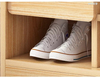 Modern Design Wood Shoe Rack Storage Cabinet Slim Multi-Layer Simple Shoe Cabinet Sofa Bench Diy Assembled 