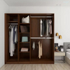 Factory Outlet Wardrobe Engineering Supply Customized Fitted Wardrobe