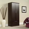 Modern two doors bedroom MDF wardrobe design with mirror storage cabinet bedroom furniture