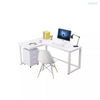 white corner desk with storage office desk u shape corner home office l-shape desk