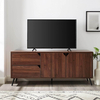 Wood TV Stand with Cabinets and Drawers for TV's up to 64" Flat Screen Universal TV Console Living Room Storage Shelves Entertainment Center