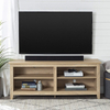 Classic Wooden 4 Cubby TV Stand for TVs up to 65 Inches, 58 Inch, Modern Living Room Furniture