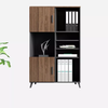 Unique design hot sale one piece customized google wooden cupboards office filling storage cabinet