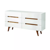 Nordic Scandinavian Wood Chest Of Drawers Storage Cabinet Clothes Cupboard Design Wooden 6 Drawers Storage Cabinet