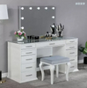 Bedroom Furniture DresserMakeup Vanities Vanity Dressing Table Makeup Sets with Lighted Mirror