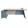 Modern English Office Furniture Computer Table 12400 table de bureau Drawer Manager Executive Office Desk With Side Table