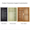 Factory Price Wooden Wardrobe Cabinet Clothes Closet Bedroom Armoire Organizer Big Closet