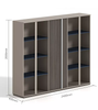 Office Furniture Equipment Vertical Mobile Door File Cabinet Wood Storage 4 Tier Filing Cabinet