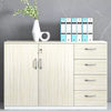 Factory Price Office Home Hallway Bedroom Cabinet with 5 Drawer Wooden Low Credenza File Cabinets Storage Cabinet