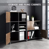 Unique design hot sale one piece customized google wooden cupboards office filling storage cabinet