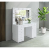 Hot Sale White Color Make Up Vanity Makeup Table With Mirror Wholesale Modern Dressing Table