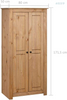 Two Door Wardrobe with Drawer and Hanging Rod for Bedroom, Armoire Closet Clothes Double with Hanging Bar,31.5"x19.7"x67.5" 